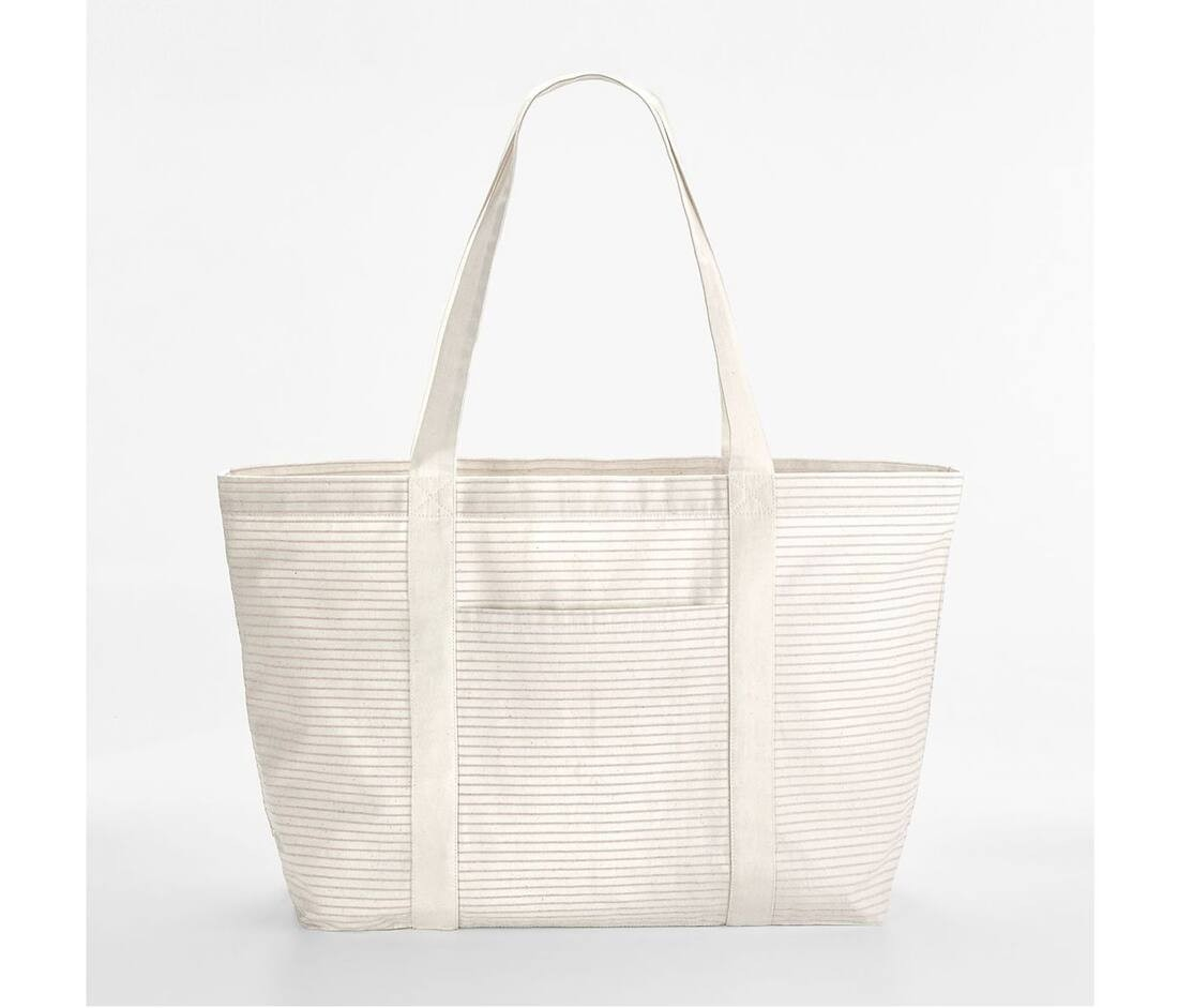Grand sac shopping rayé thumb