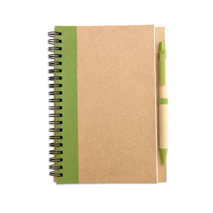 SONORA PLUS - Bloc-notes recyclé et stylo