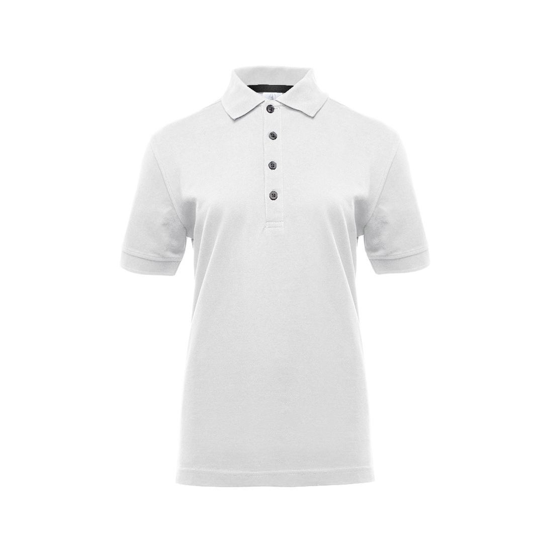 Polo femme boutons contrastés