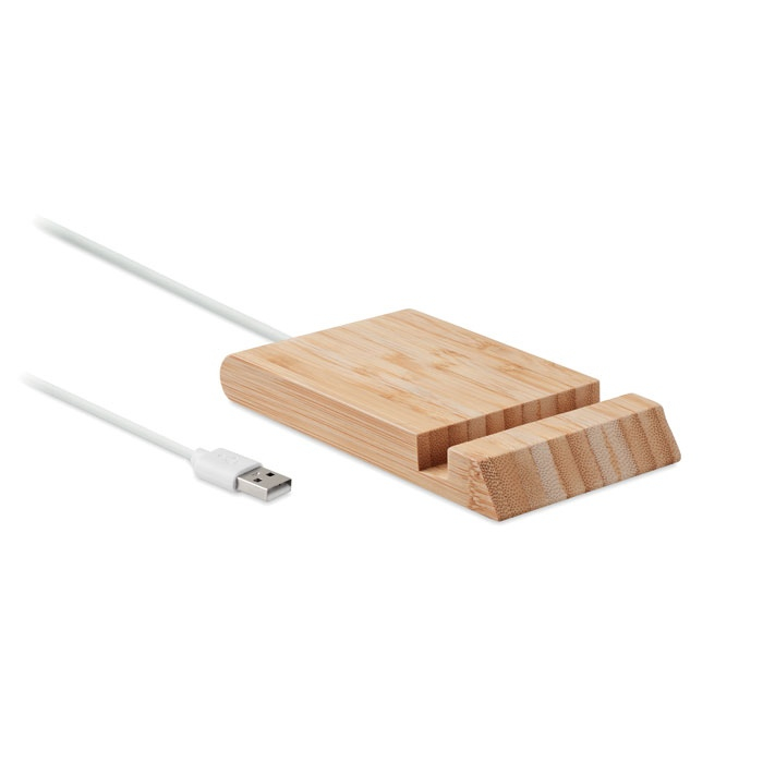 ODOS - Chargeur sans fil en bambou thumb