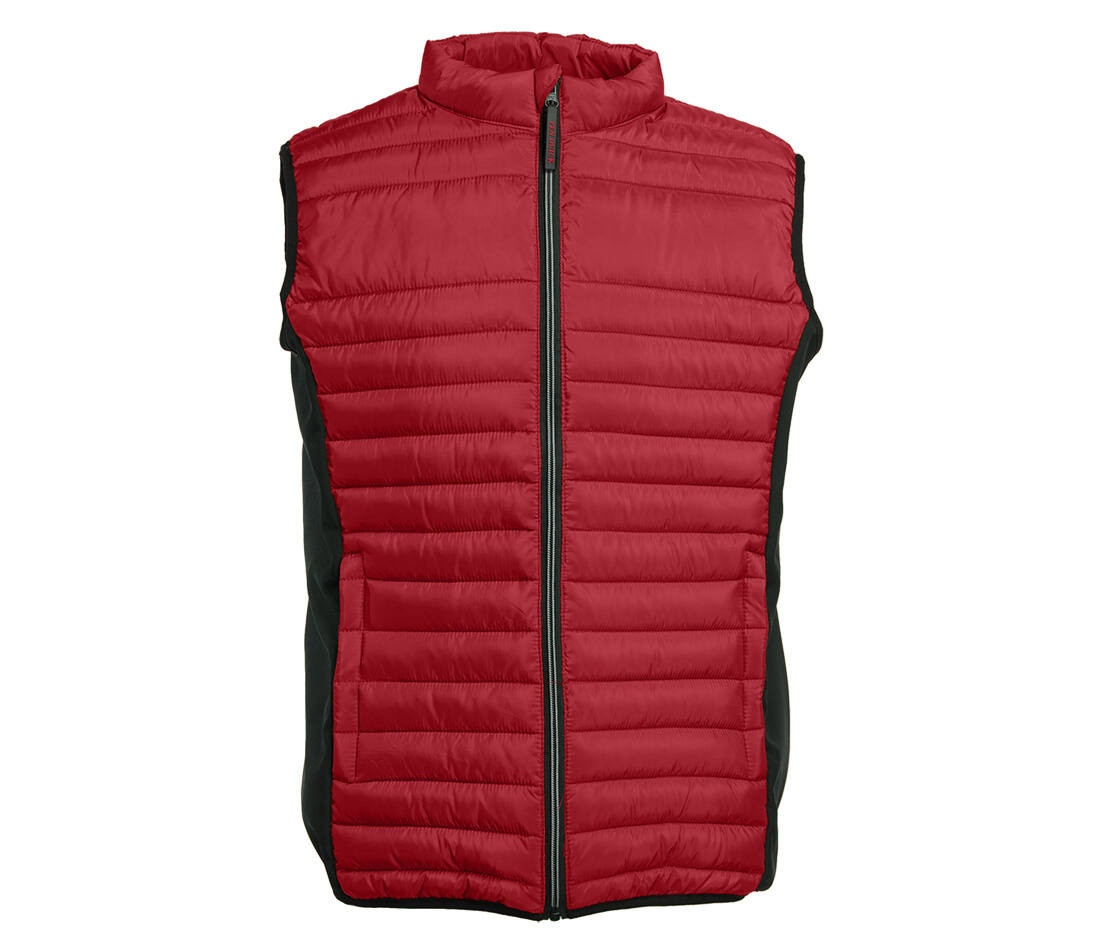 Bodywarmer bi-matière homme