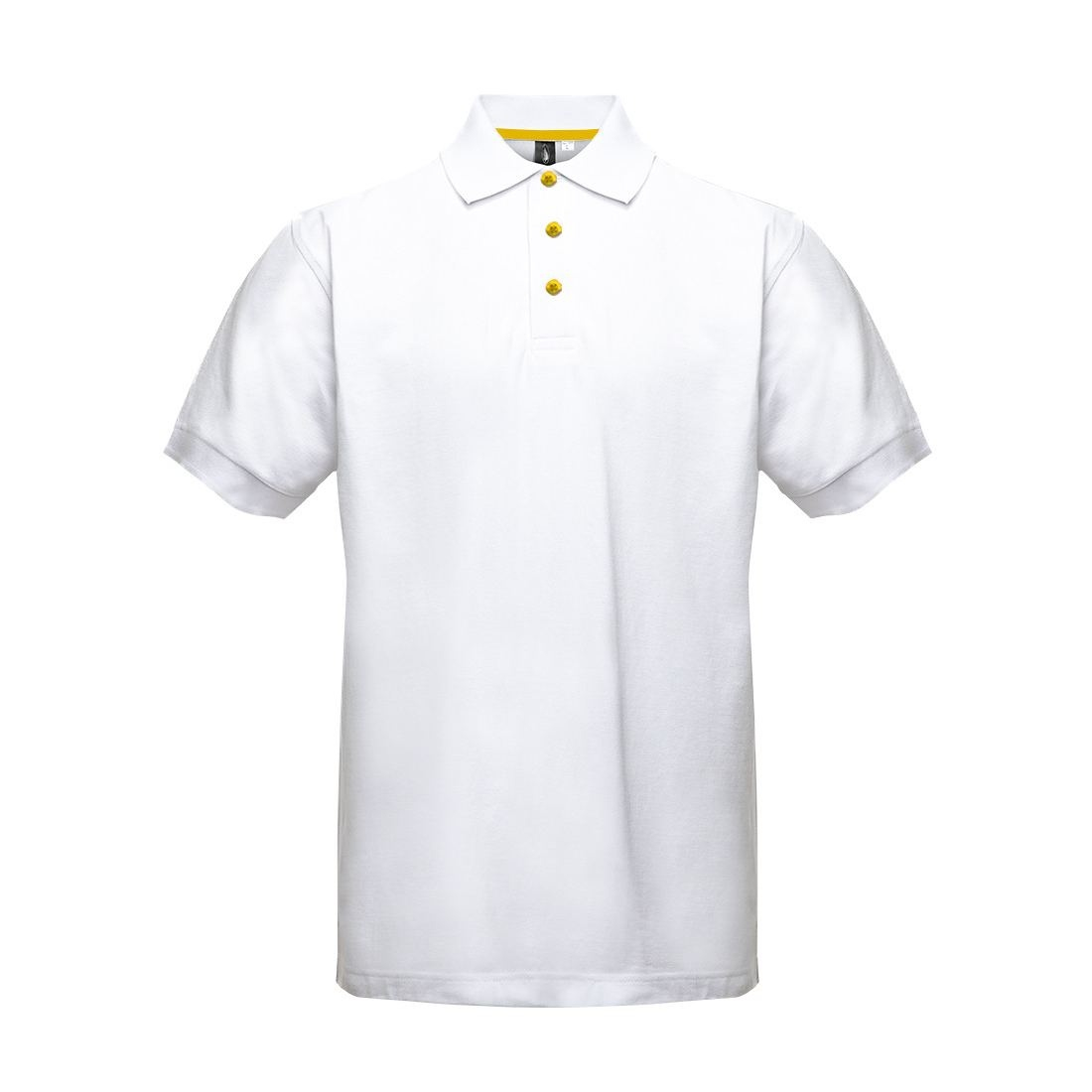 Polo avec boutons contrastés