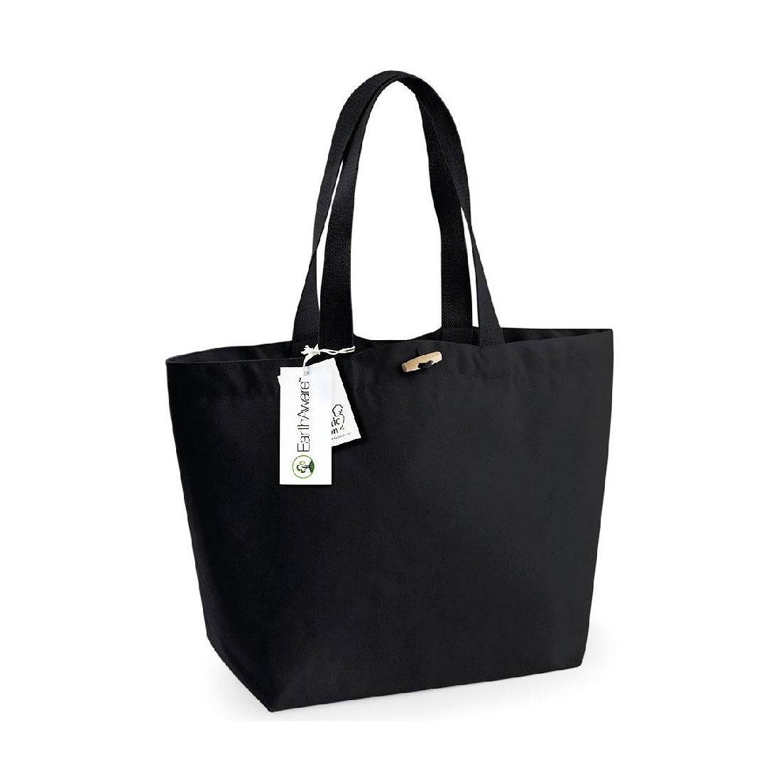 Sac shopping grand volume coton bio