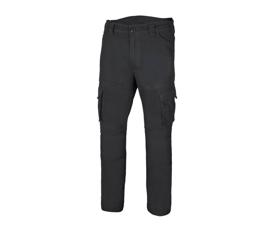 Pantalon multipoches en coton stretch
