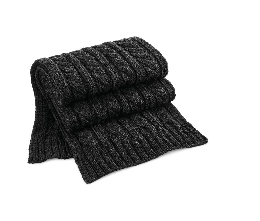 Écharpe motif torsadé