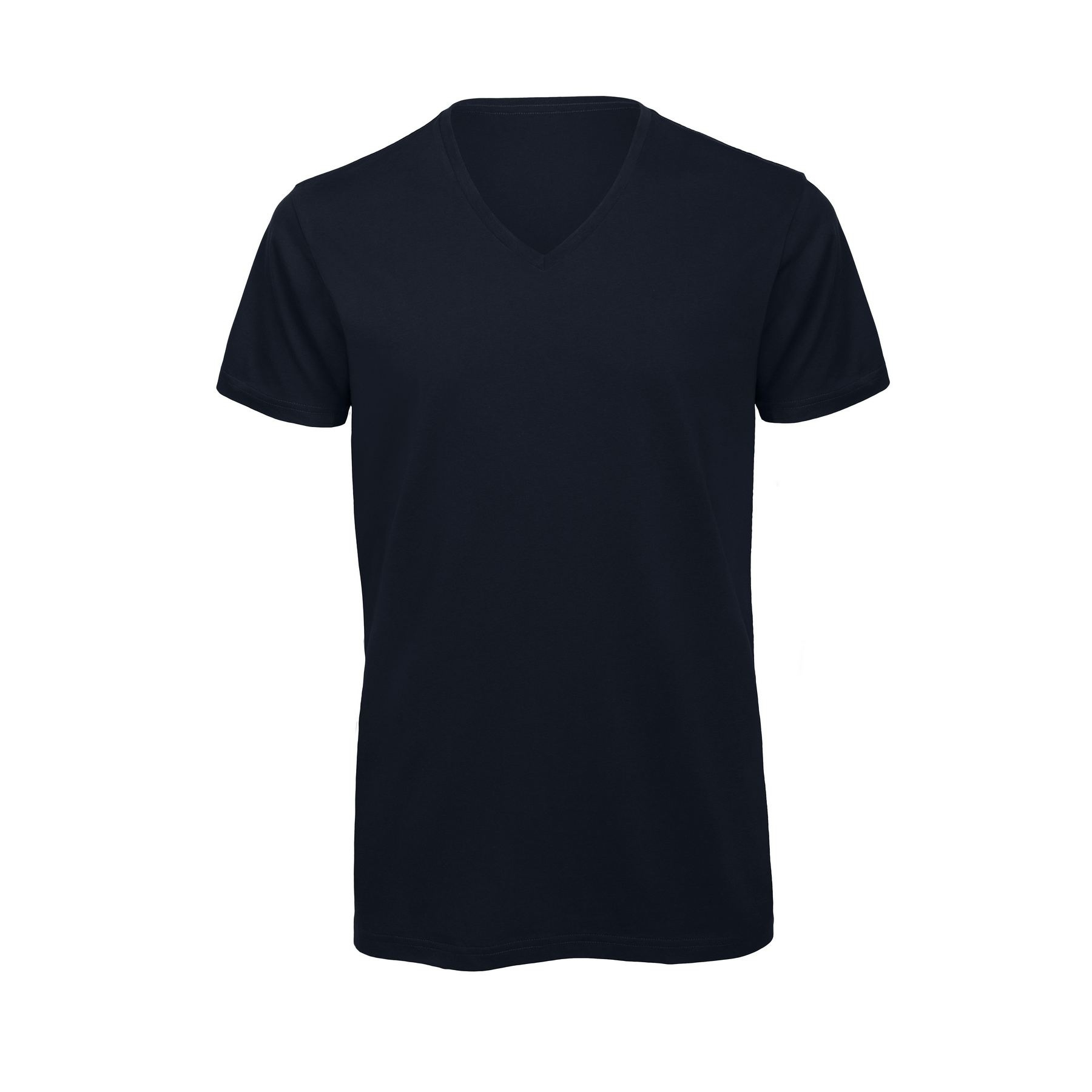 Tee-shirt homme col v en coton bio
