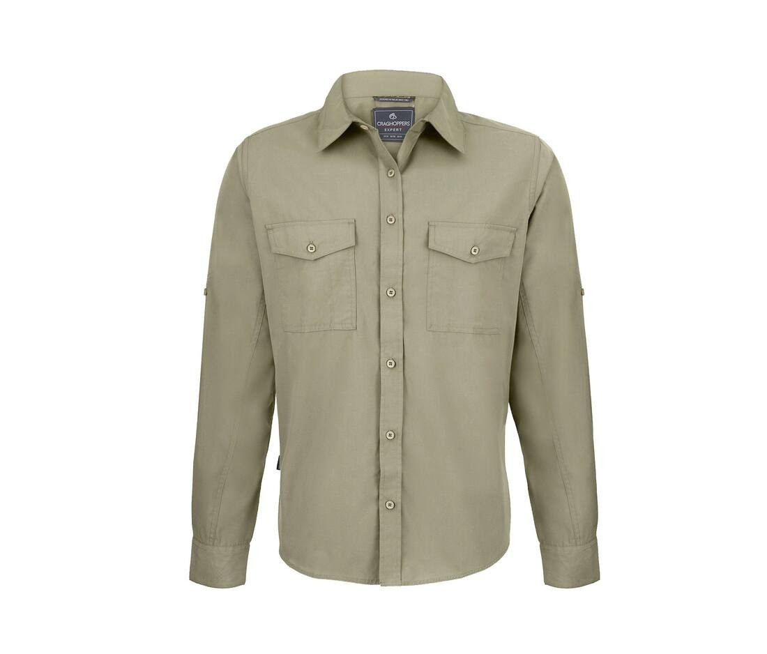 Chemise manches longues en polyester recyclé