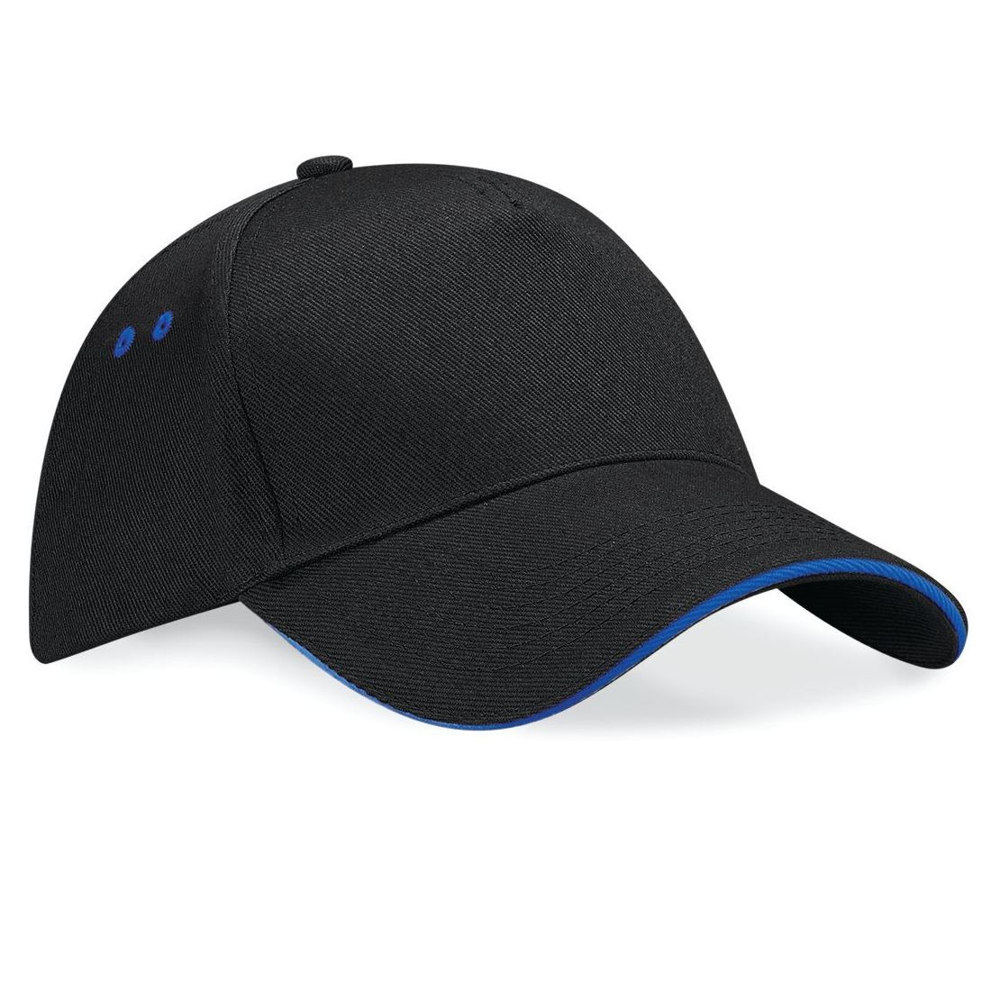 Casquette 5 panneaux bicolore