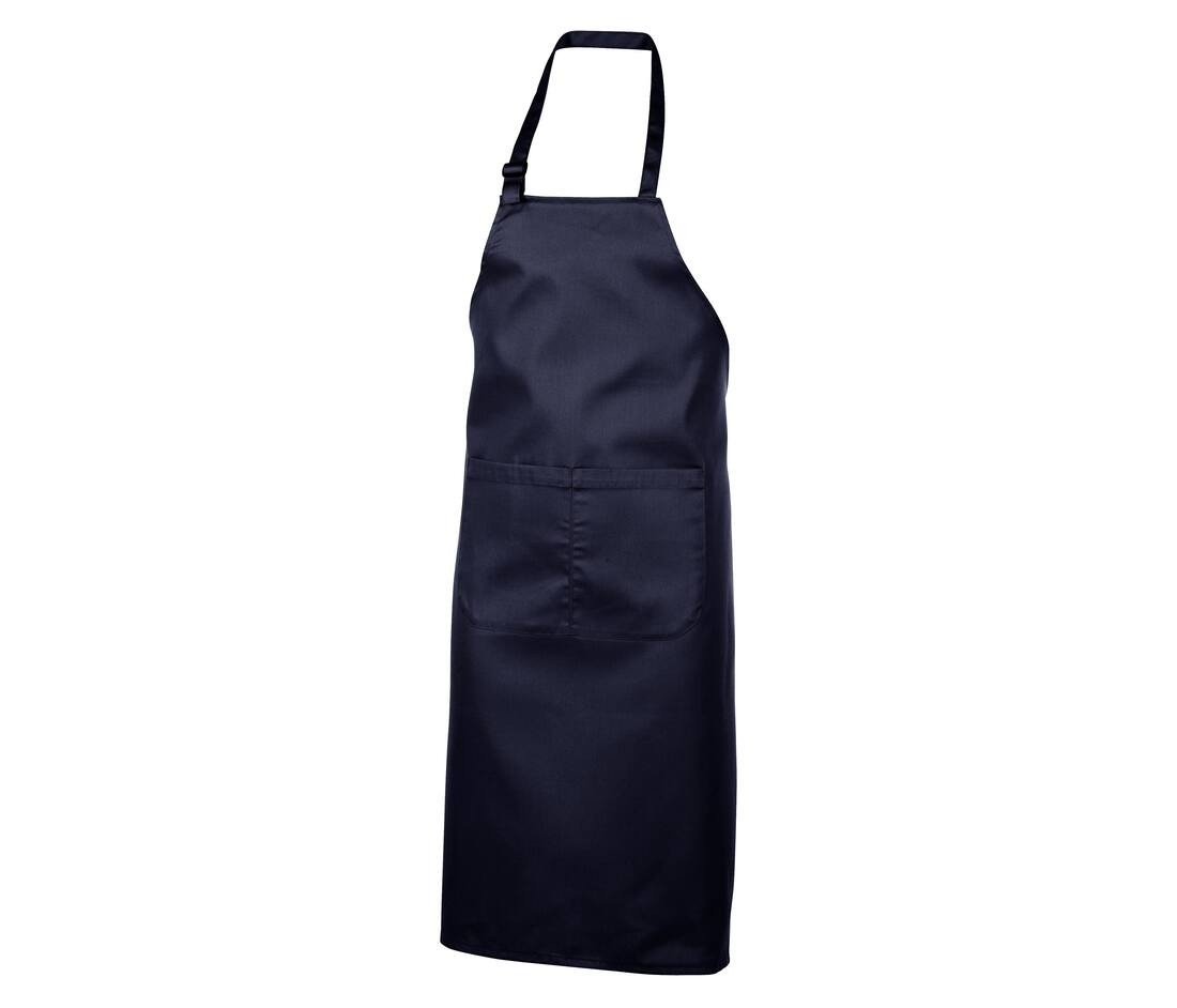 Tablier à bavette 100% coton avec poche