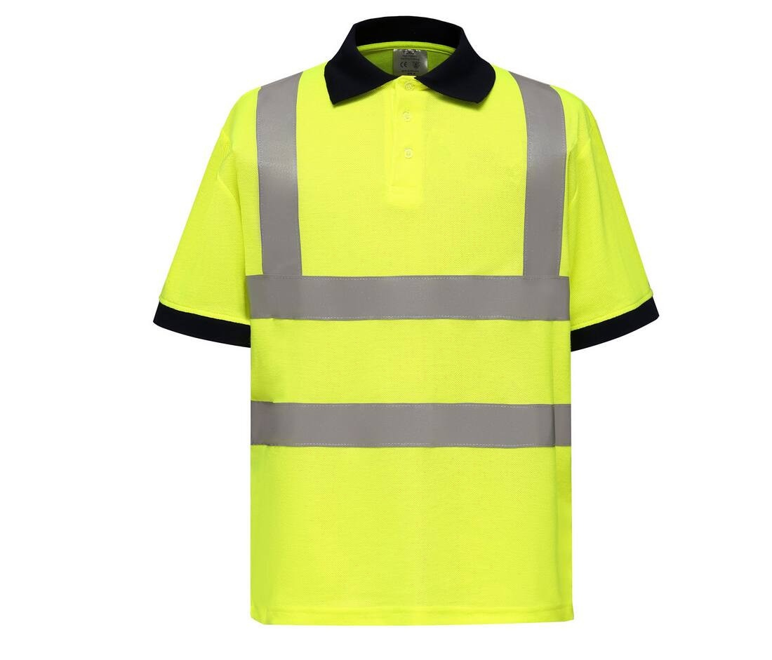 Polo manches courtes haute visibilité