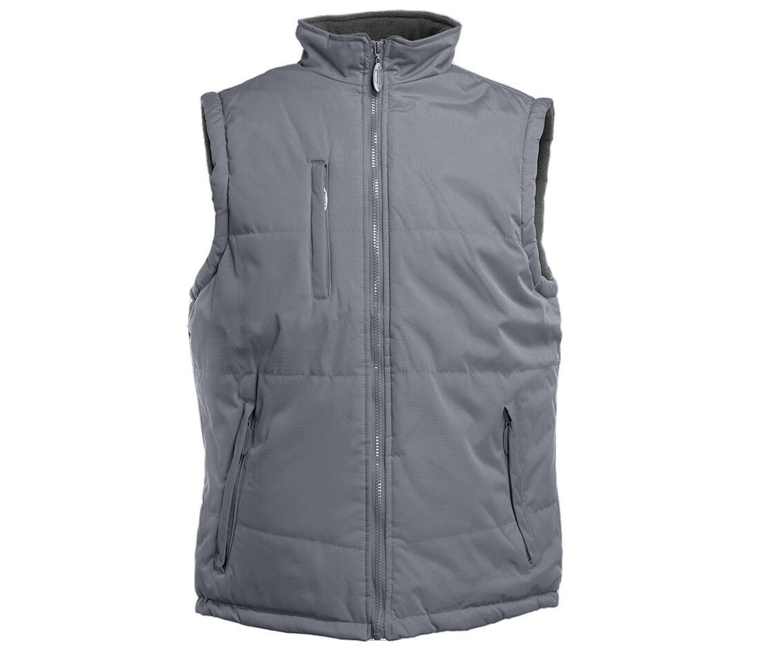 Bodywarmer matelassé et polaire