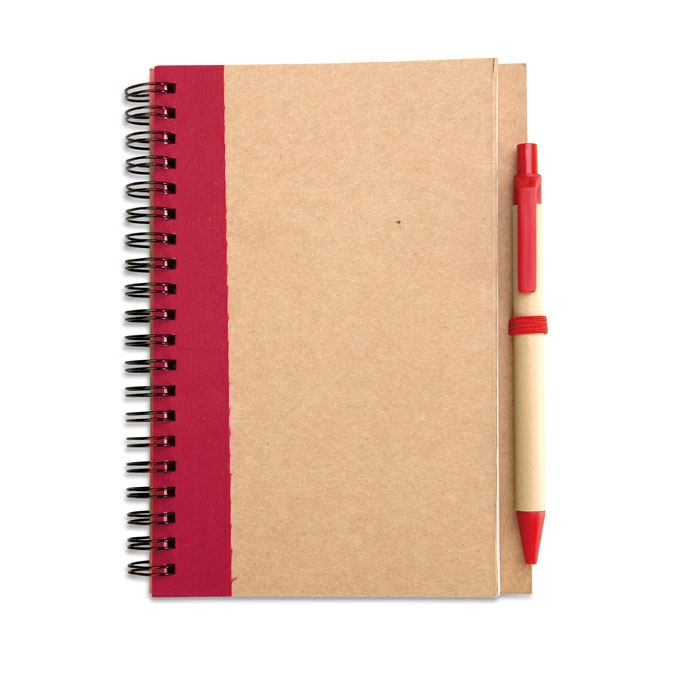 SONORA PLUS - Bloc-notes recyclé et stylo