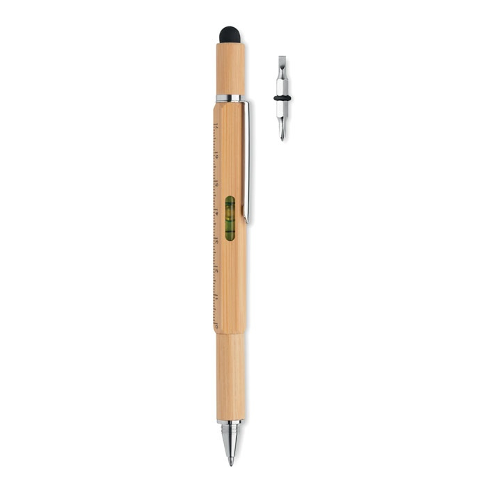 TOOLBAM - Stylo niveau à bulle en bambou thumb