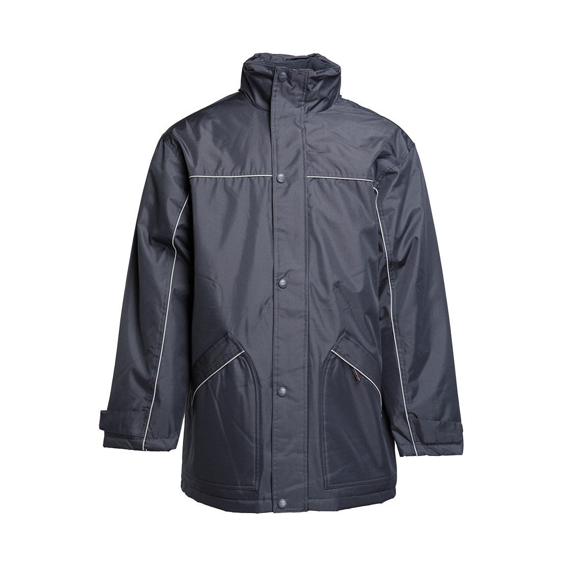 Parka avec passepoil réfléchissant