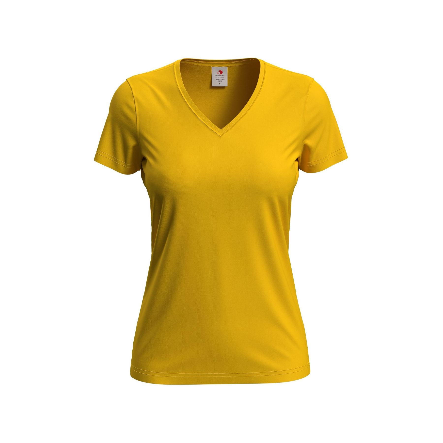 Tee-shirt femme col v