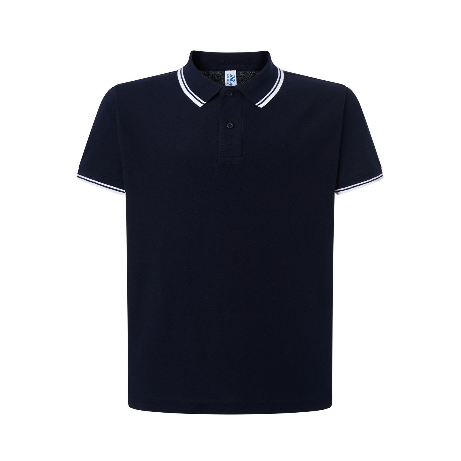 Polo homme contrasté