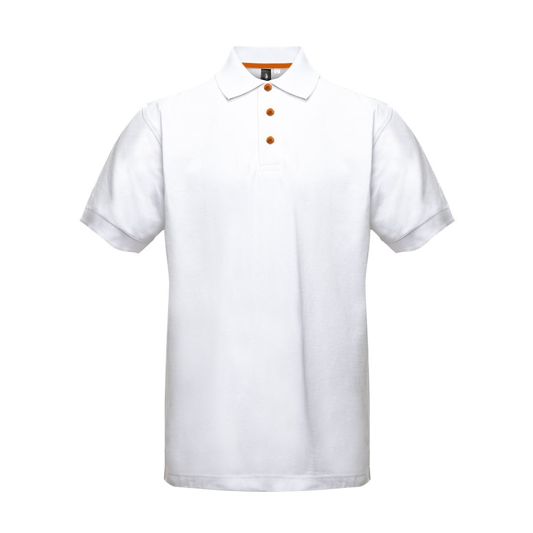 Polo avec boutons contrastés