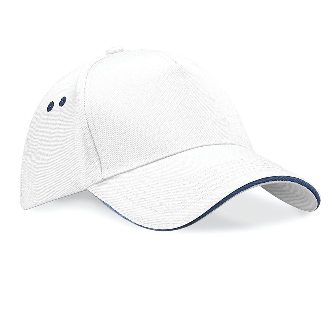 Casquette 5 panneaux bicolore
