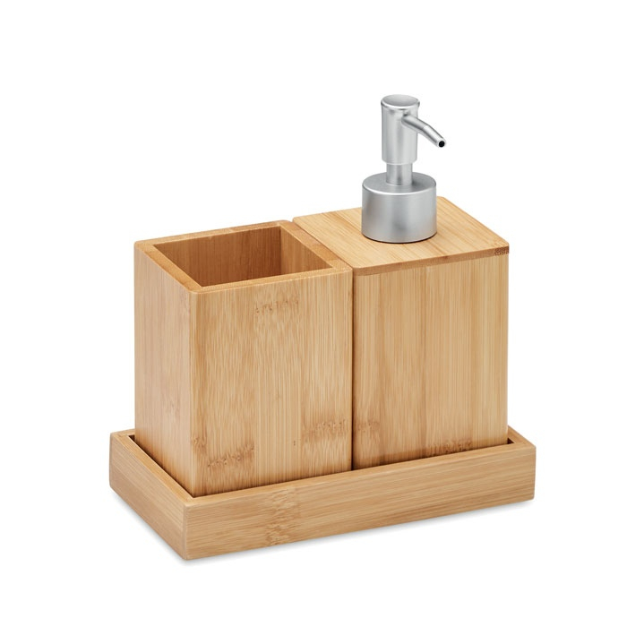 SUOMI - Set de bain 3 pièces en bambou thumb