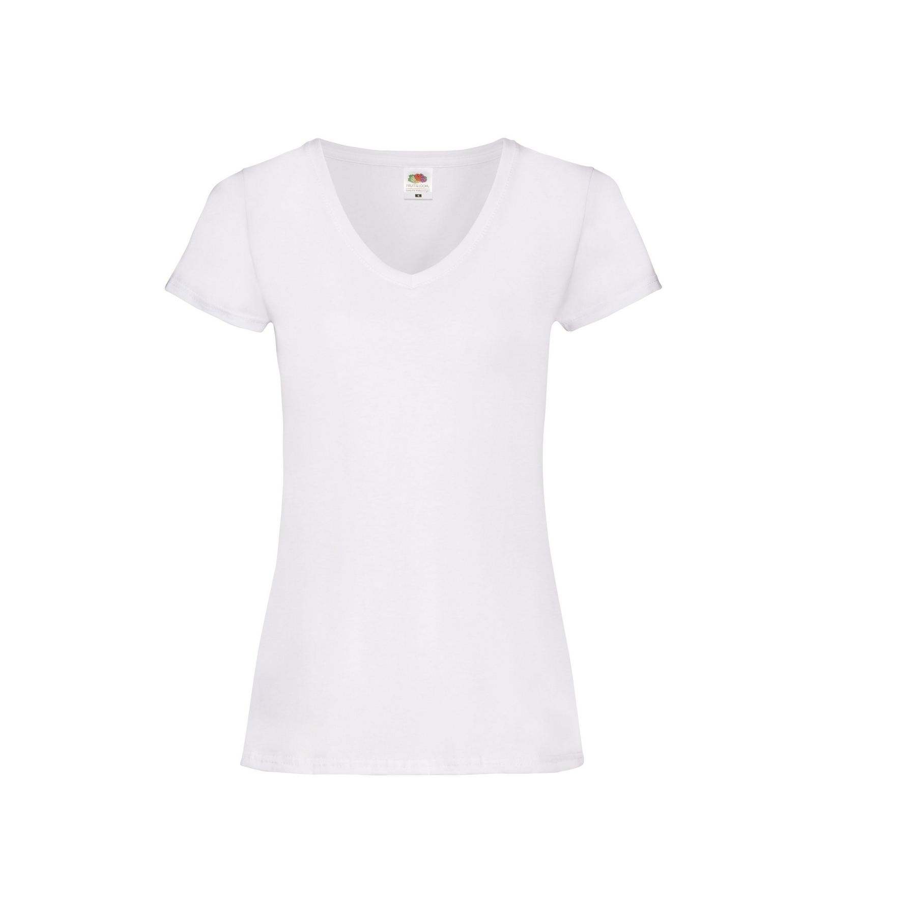Tee-shirt col v femme valueweight