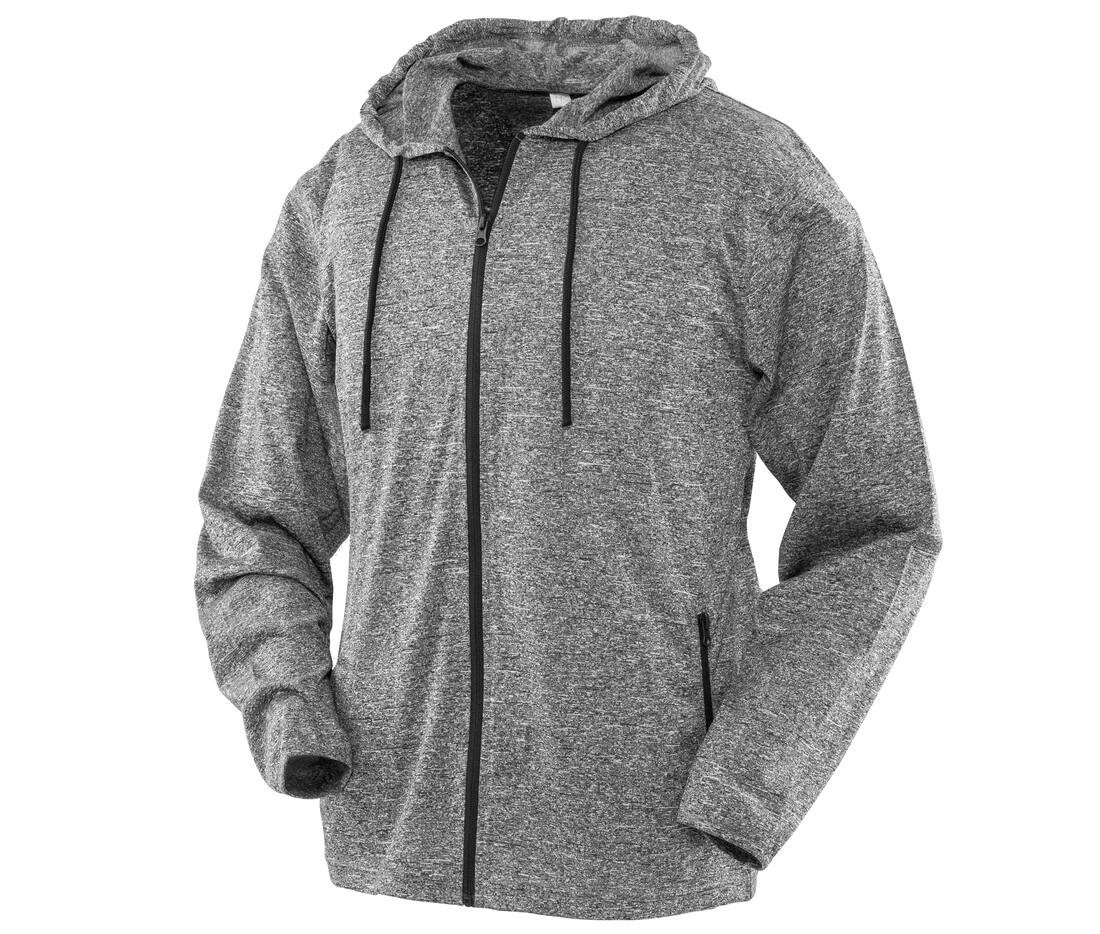 Tee-shirt de sport zippé à capuche femme thumb