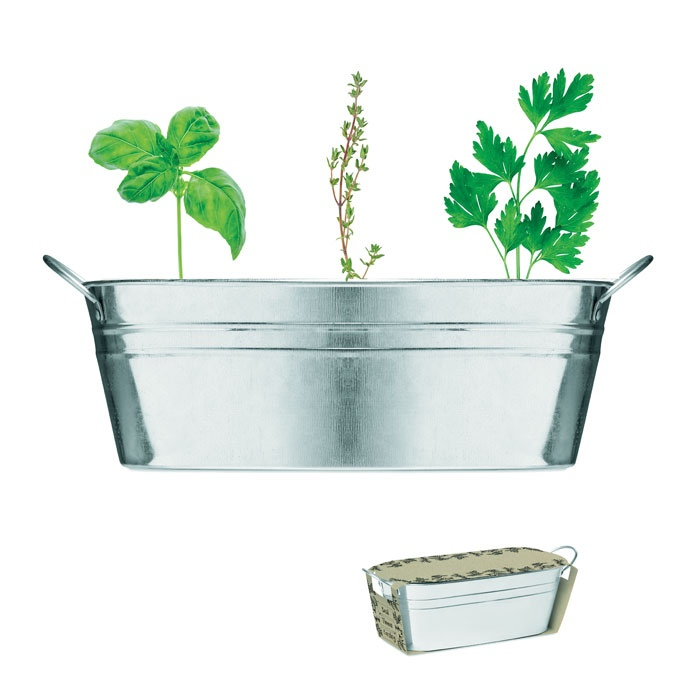MIX SEEDS - Bac en zinc & herbes aromatique thumb