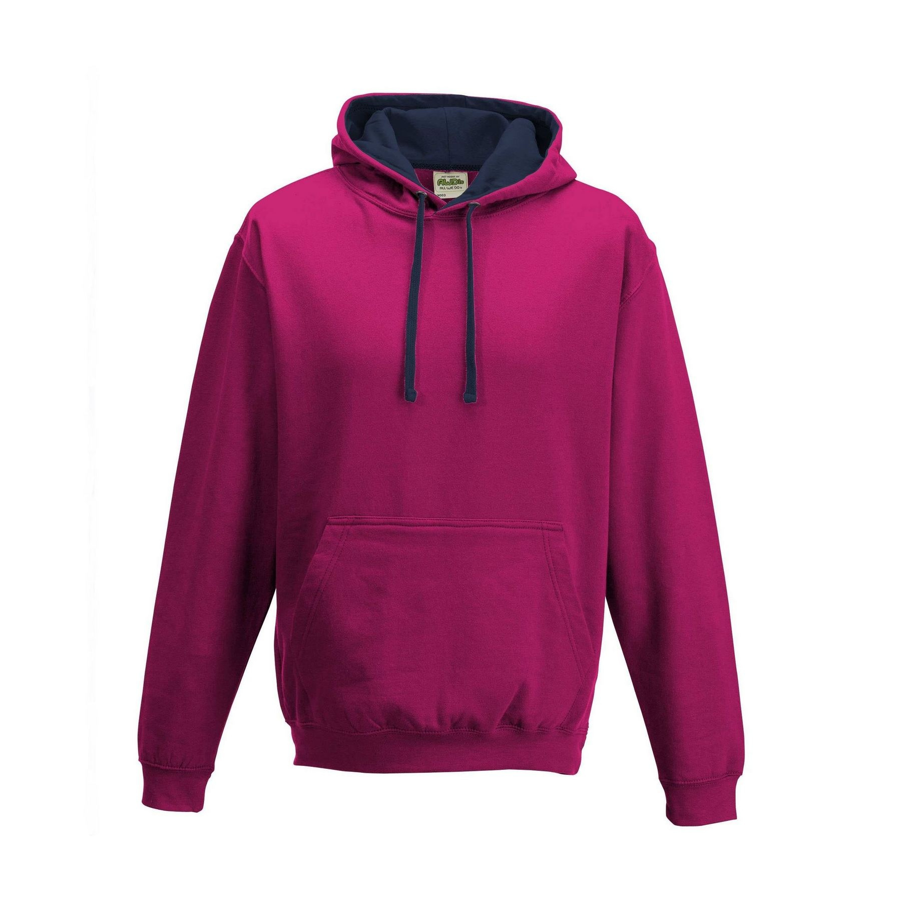 Sweat capuche contrastée