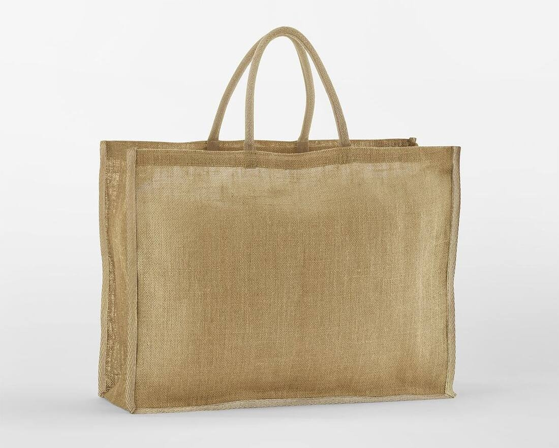 Grand sac shopping en toile de jute thumb