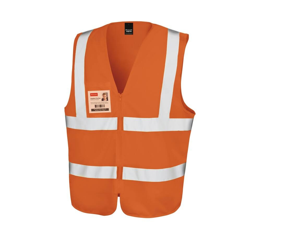 Gilet de sécurité zippé