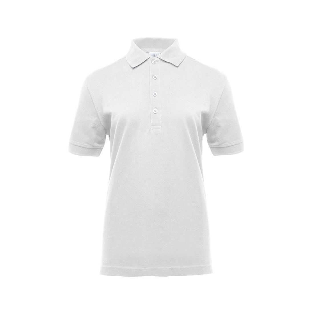 Polo femme boutons contrastés