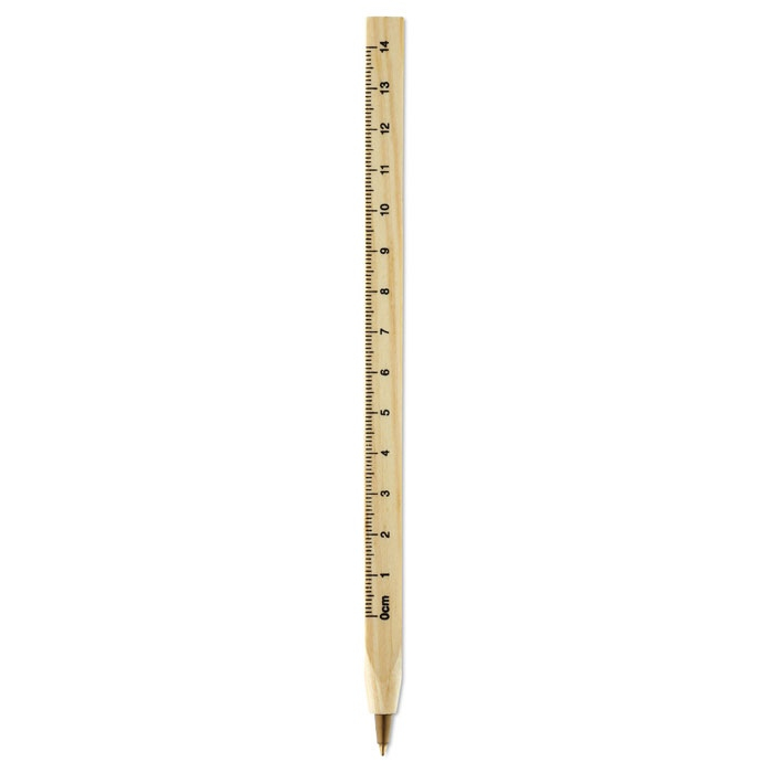 WOODAVE - Stylo bille - règle en bois thumb