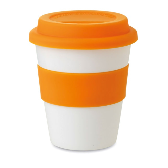 ASTORIA - Gobelet PP, couvercle silicone