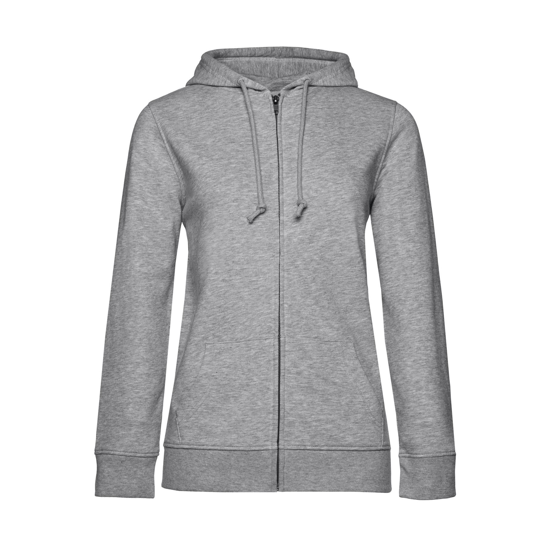 Sweat capuche zippé organique femme