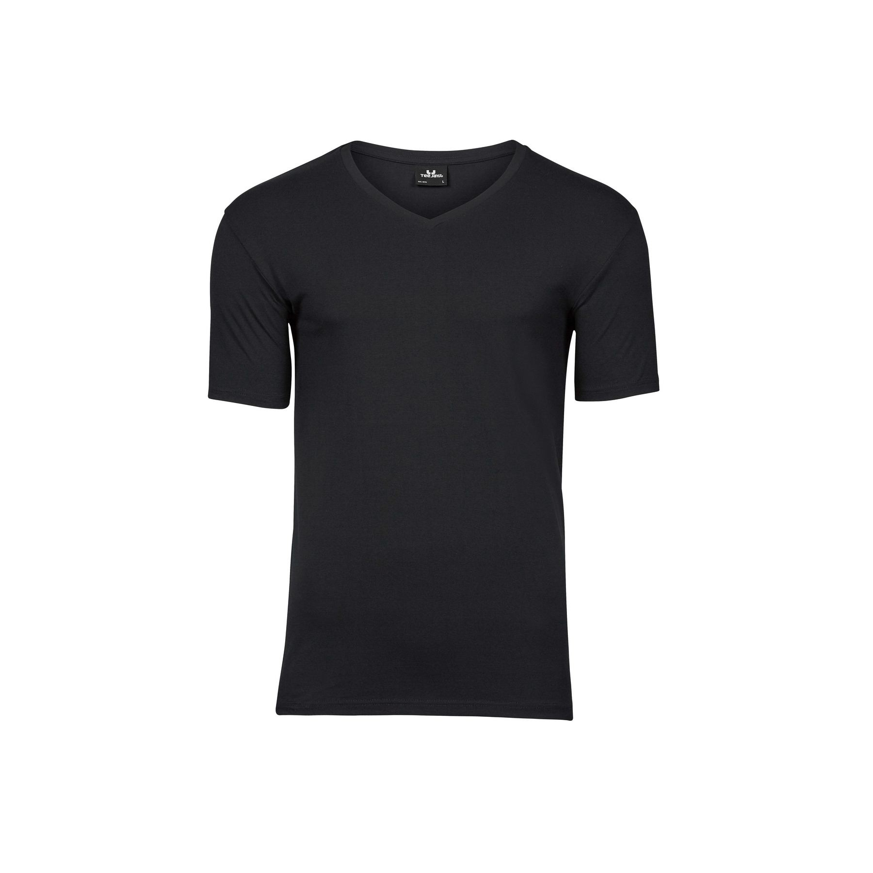 Tee-shirt stretch col v