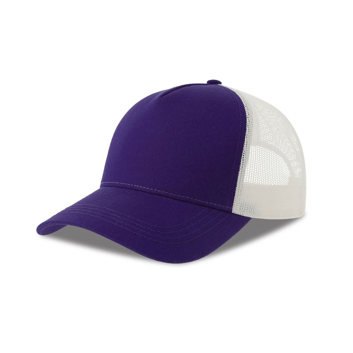 Casquette 5 pans style trucker en coton