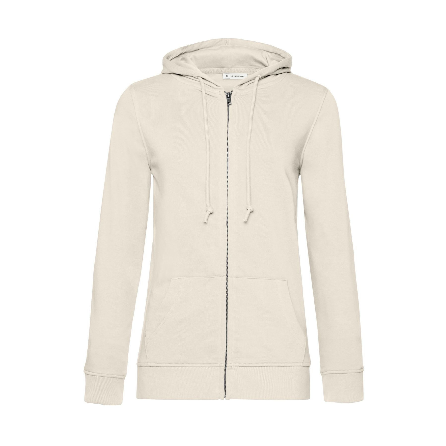 Sweat capuche zippé organique femme