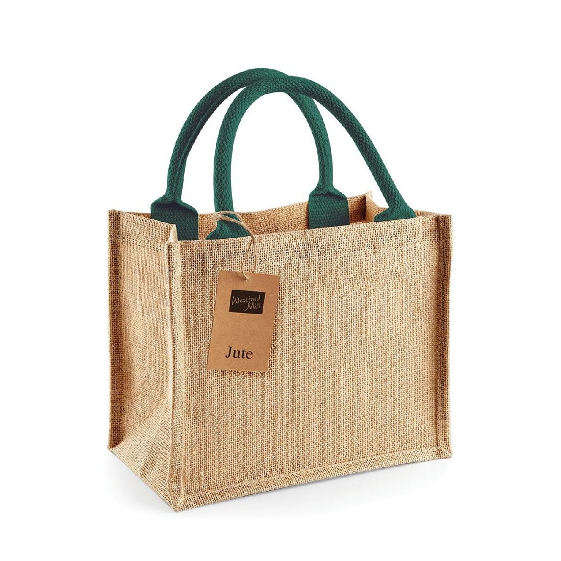 Petit sac en toile de jute thumb