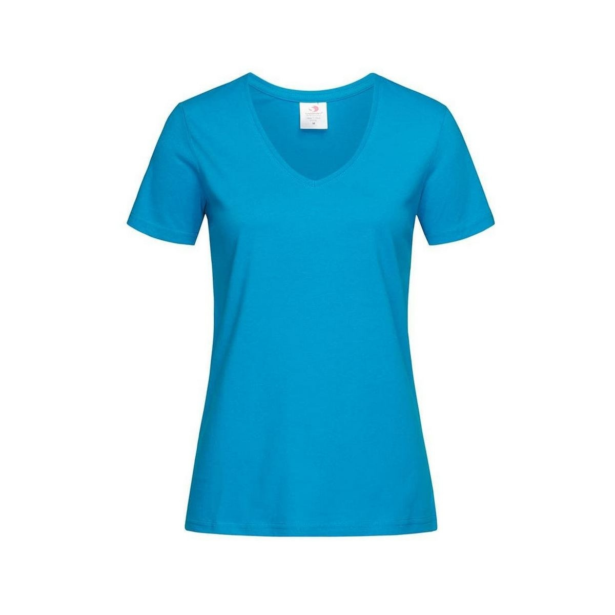 Tee-shirt femme col v