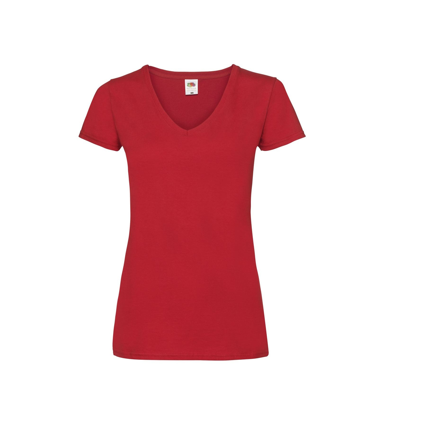 Tee-shirt col v femme valueweight thumb