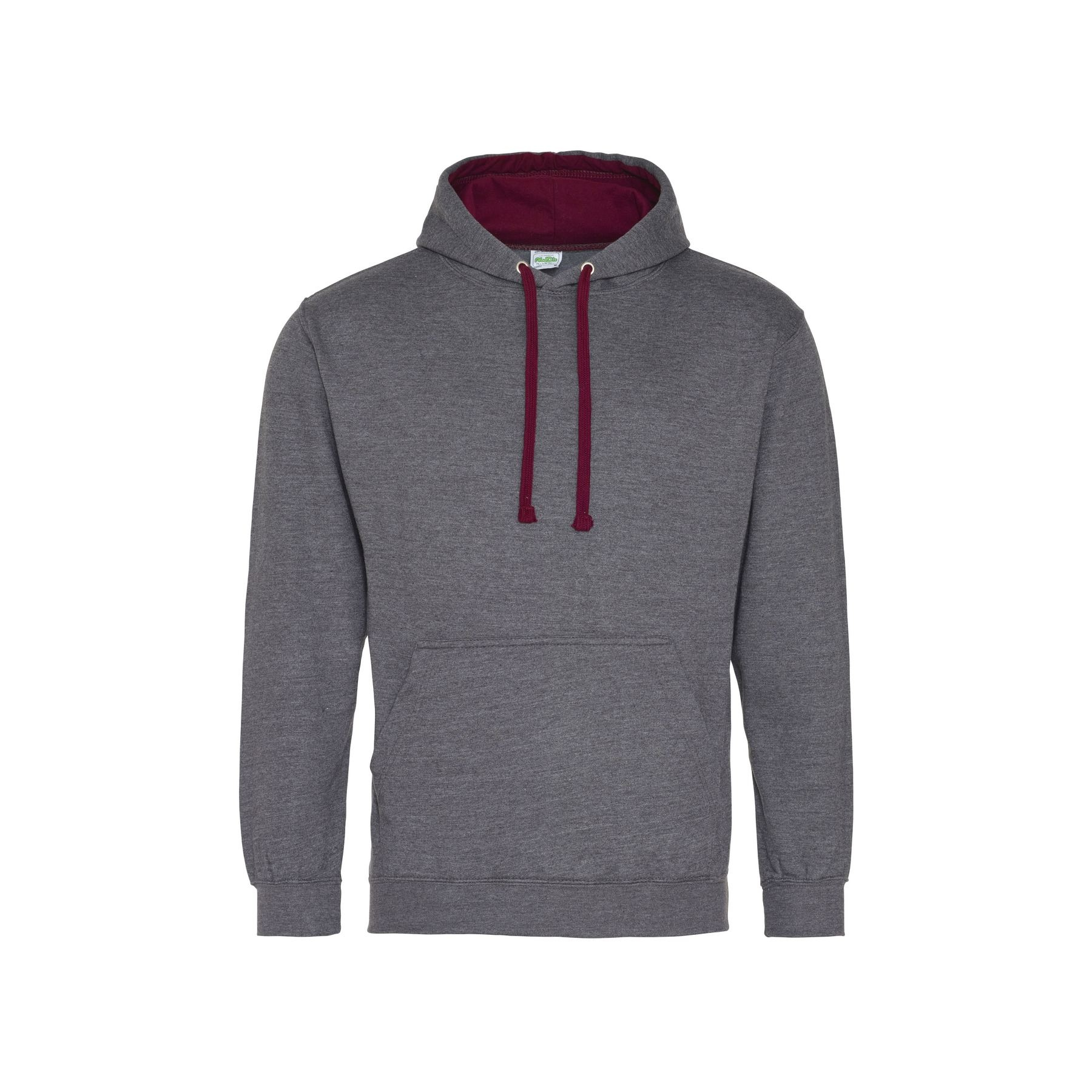 Sweat capuche contrastée