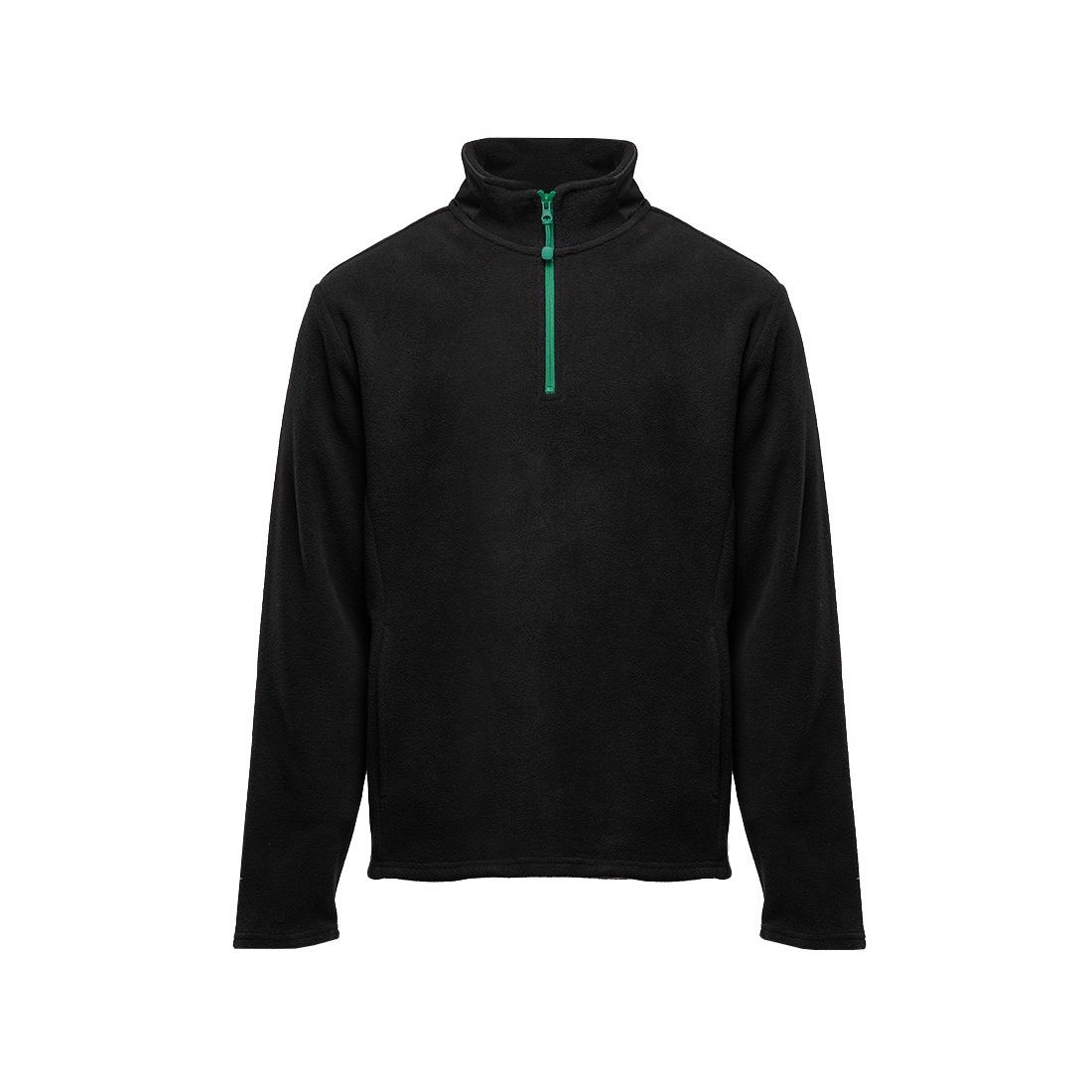 Polaire col zippé contrasté