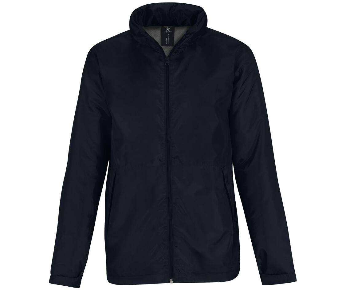 Veste coupe-vent doublée micropolaire homme