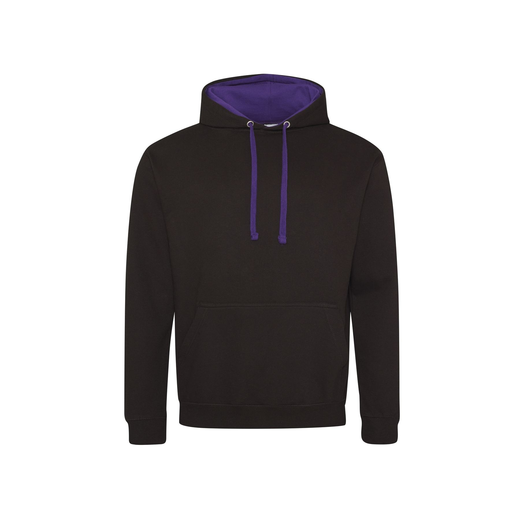 Sweat capuche contrastée