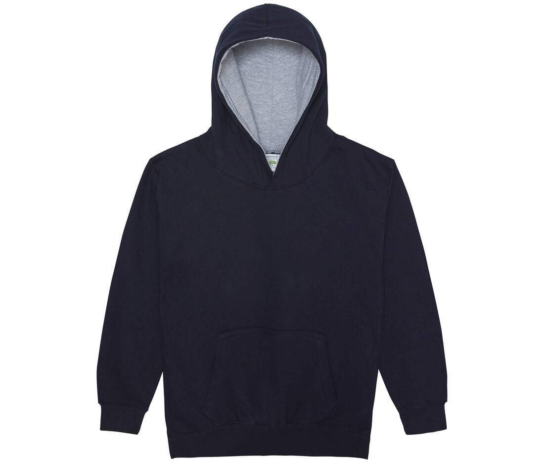 Sweat enfant capuche contrastée
