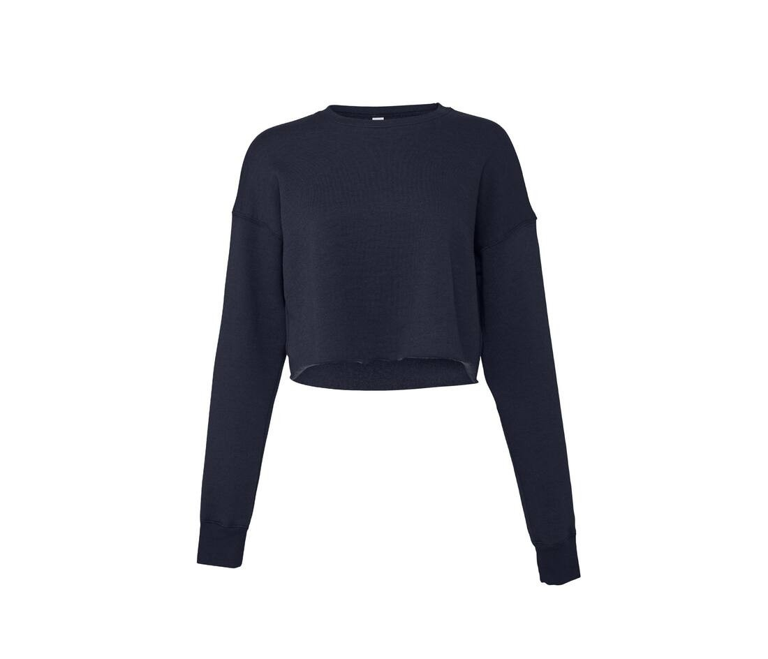 Sweat col rond femme court