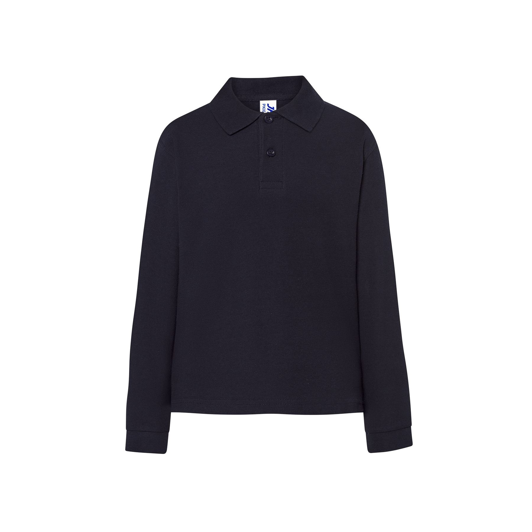 Polo piqué enfant manches longues