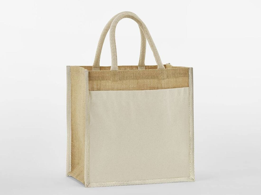 Petit sac shopping avec poche thumb