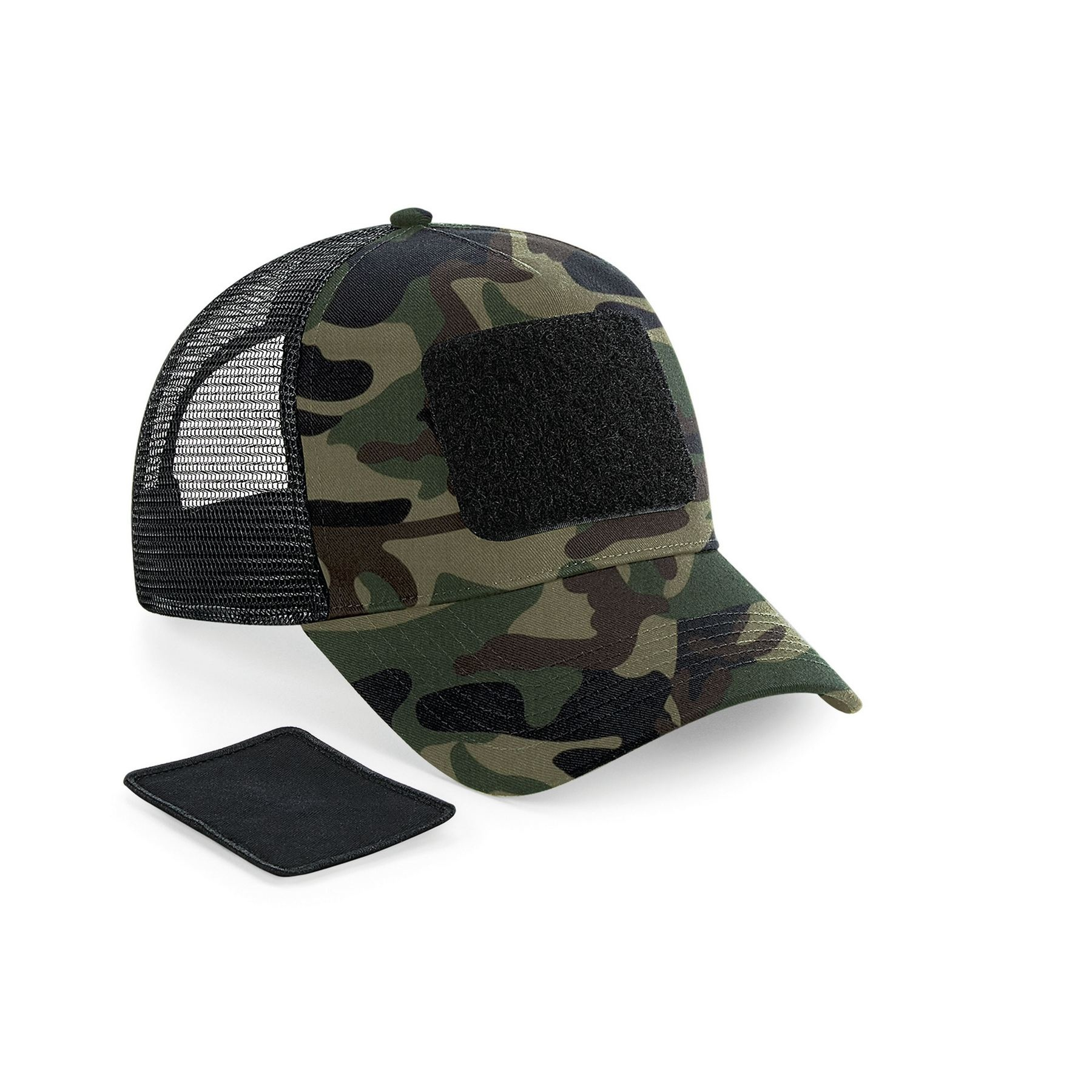 Casquette avec empiècement amovible