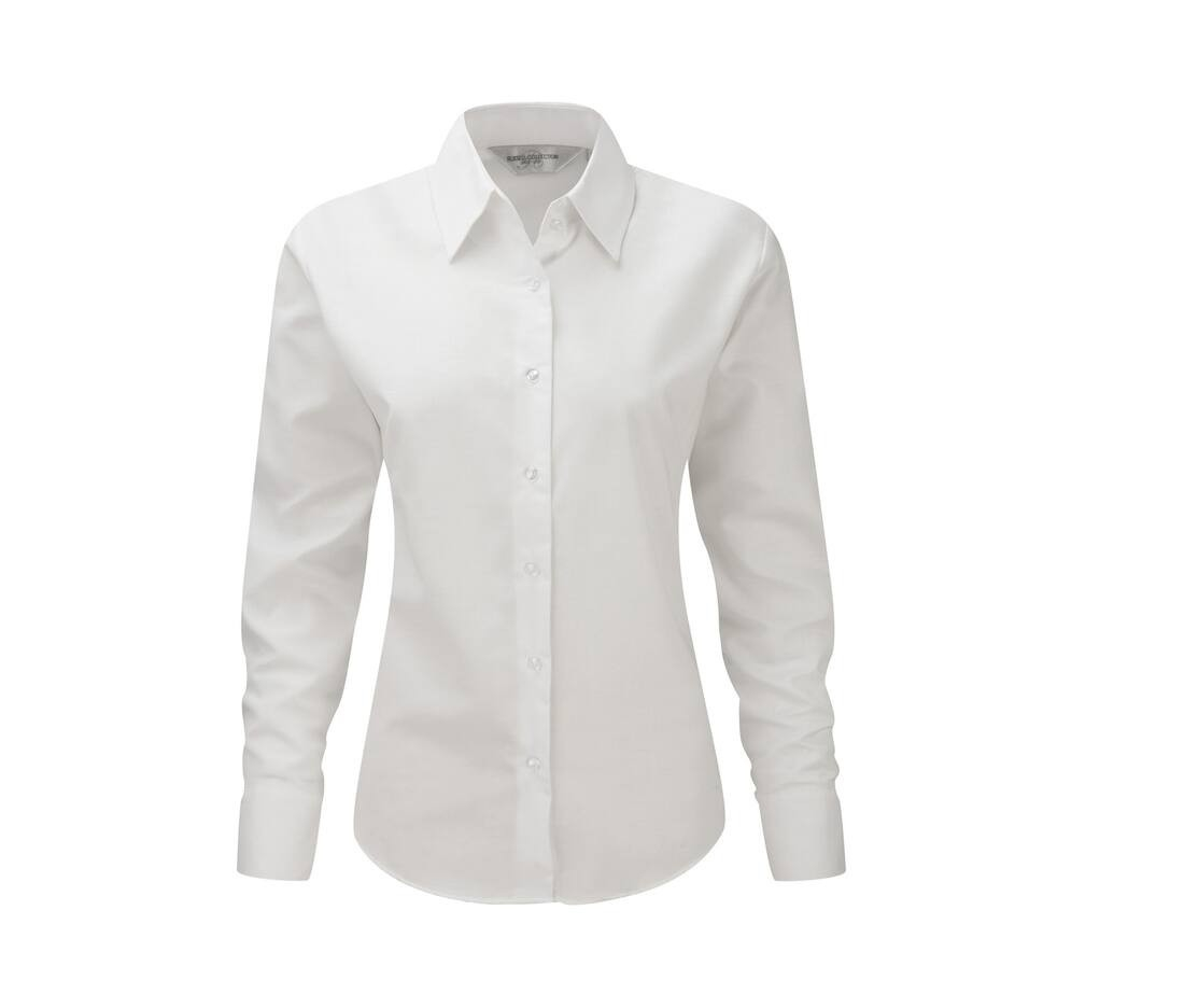 Ladies' long sleeve tailored oxford shirt