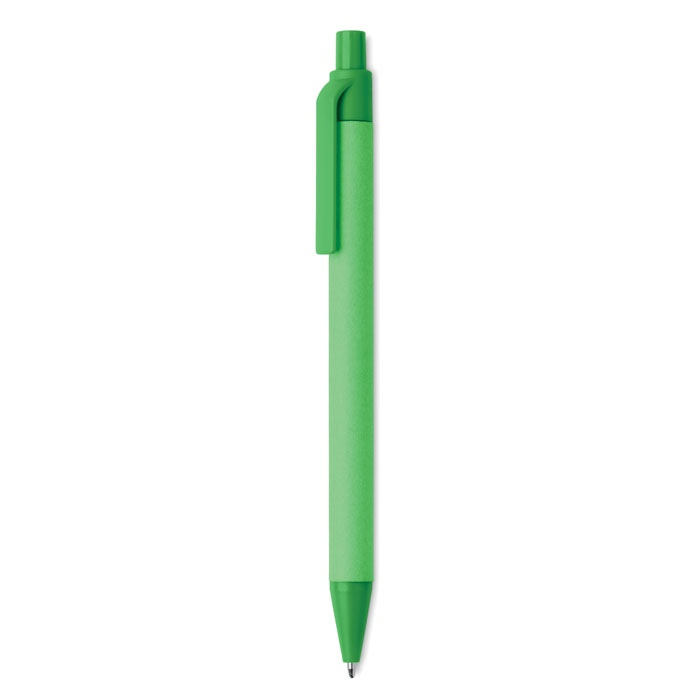 CARTOON COLOURED - Stylo à bille en papier/maïs thumb